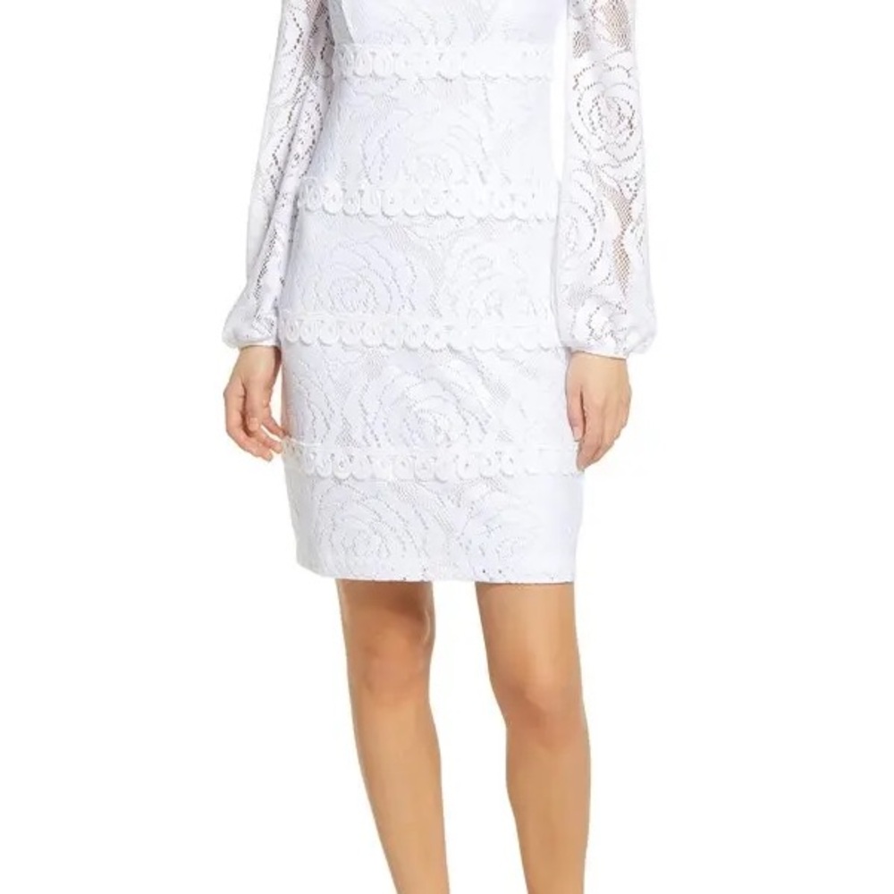 Lily Pulitzer zoella lace white dress